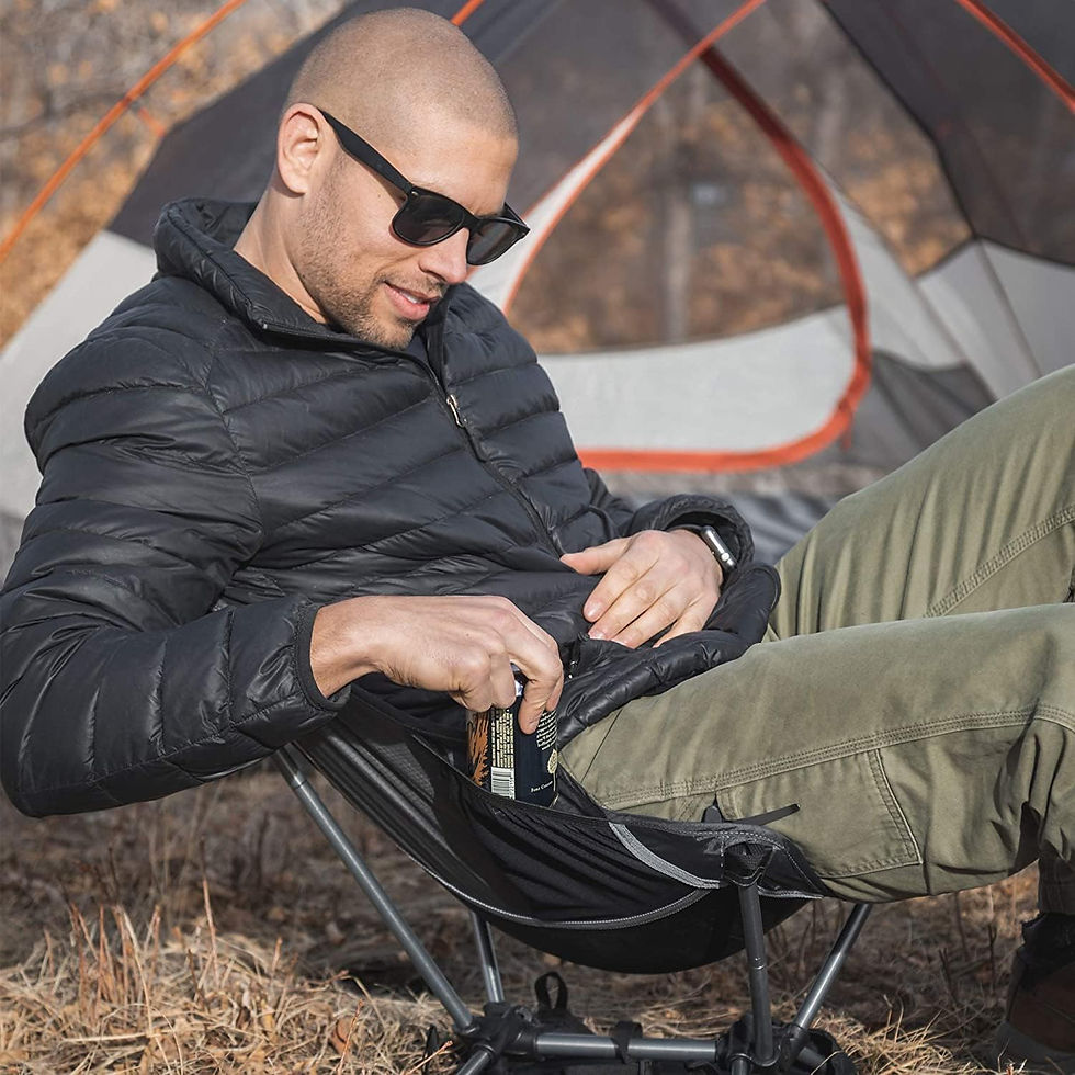 Miniaturbild: WESTTUNE Ultralight Outdoor Camping Chair 780g Lightweight Aluminum Alloy Beach 