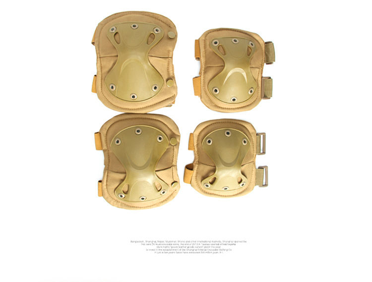 Thumbnail: Outdoor Tactical 4pcs 2PCS Knee Elbow Pads Protective Gear For Cycling Mountaine