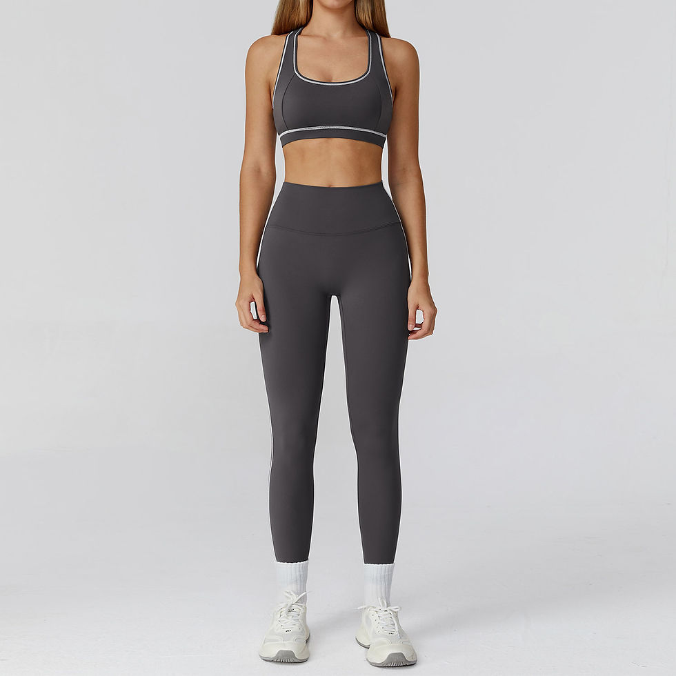 Miniaturbild: Yoga Set 2/3PCS Sports Outfits Women Clothes Fitness Tracksuit Gym Legging Worko