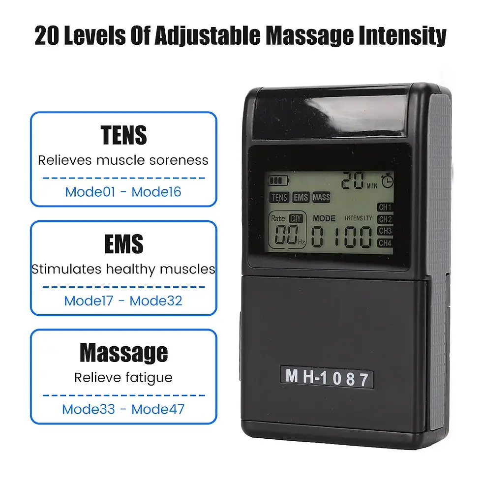 Miniaturbild: EMS TENS Unit Machine EMS Electric Muscle Therapy Stimulator Physiotherapy Pulse