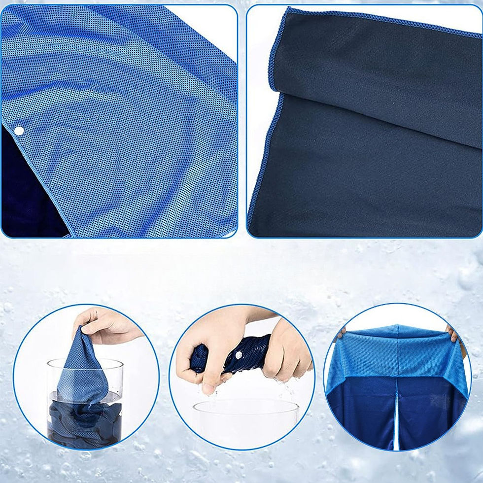 Thumbnail: 1pc Cooling Hoodie Towel Cooling Towels Quick Drying Absorbent Towels for Neck a
