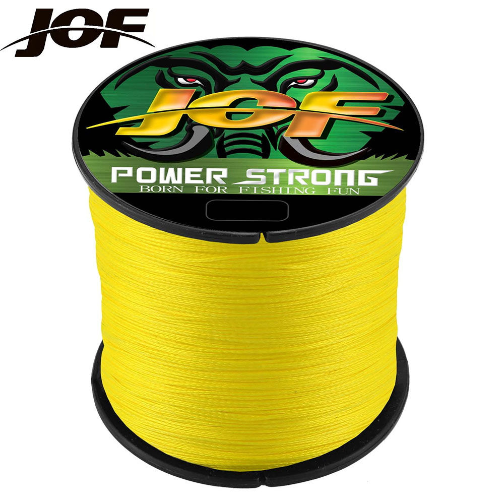 JOF 4 Braided x4 Strands 300M 100M Fly Fishing Line Multifilament Wire Pesca 10