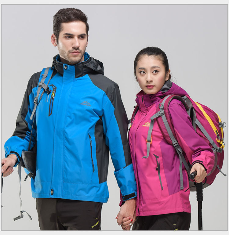 Thumbnail: TRVLWEGO Women's Waterproof Hiking Jacket Windproof Windbreaker Camping Hunting 