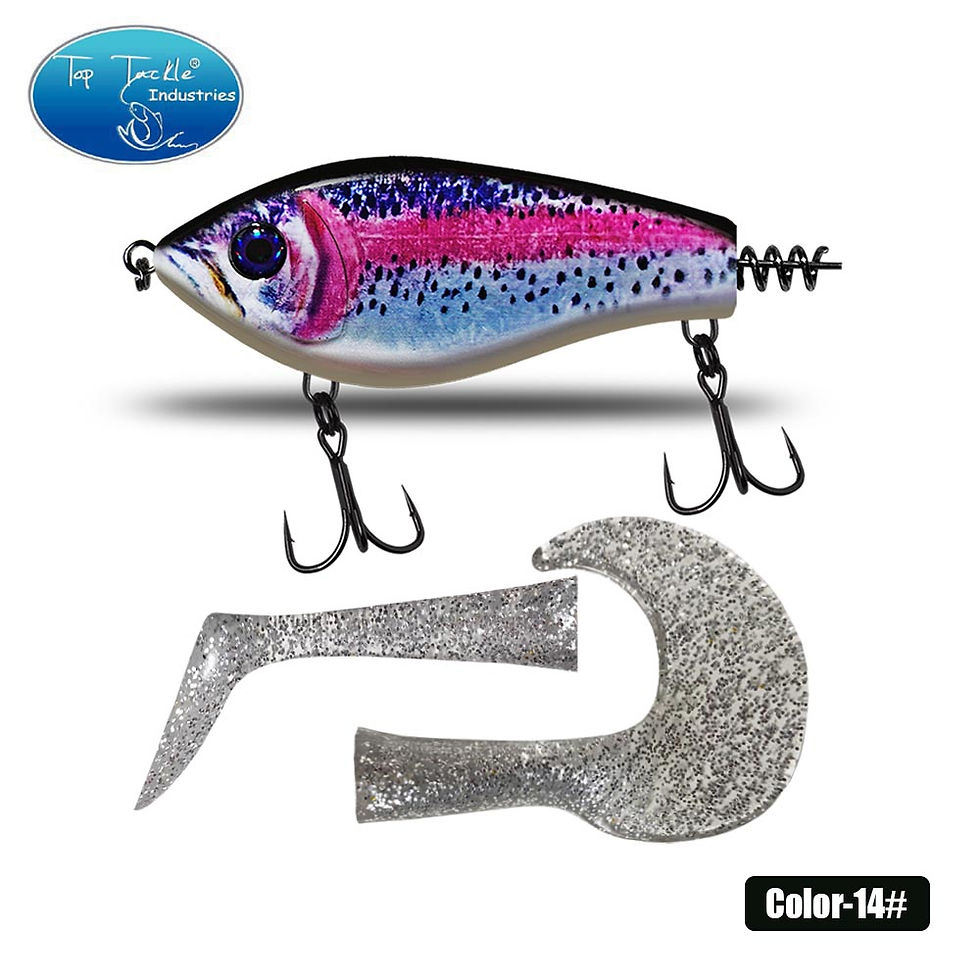 Thumbnail: CF Lure 100mm 76.5g Jerkbait Rattlin Vib Fishing Lure Sinking Wobblers Pike Arti