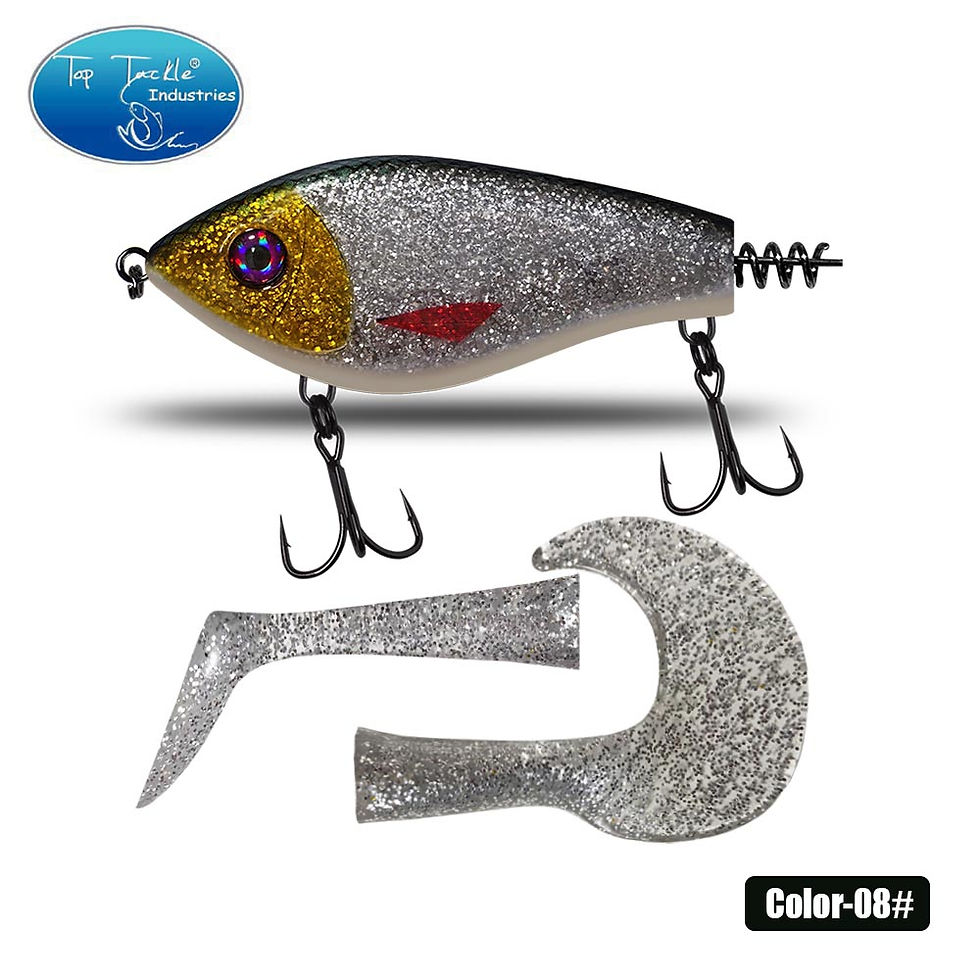 Thumbnail: CF Lure 100mm 76.5g Jerkbait Rattlin Vib Fishing Lure Sinking Wobblers Pike Arti