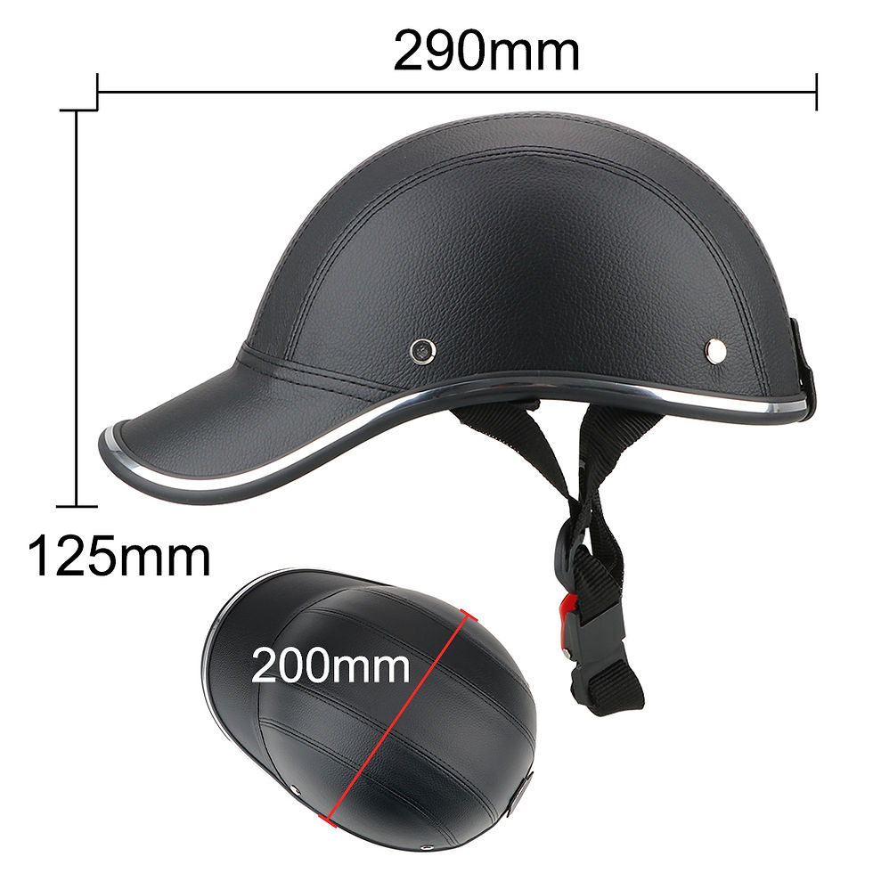 Thumbnail: LEEPEE For Cafe Racer Chopper Scooter Safety Hard Hat Half Face Vintage Summer C