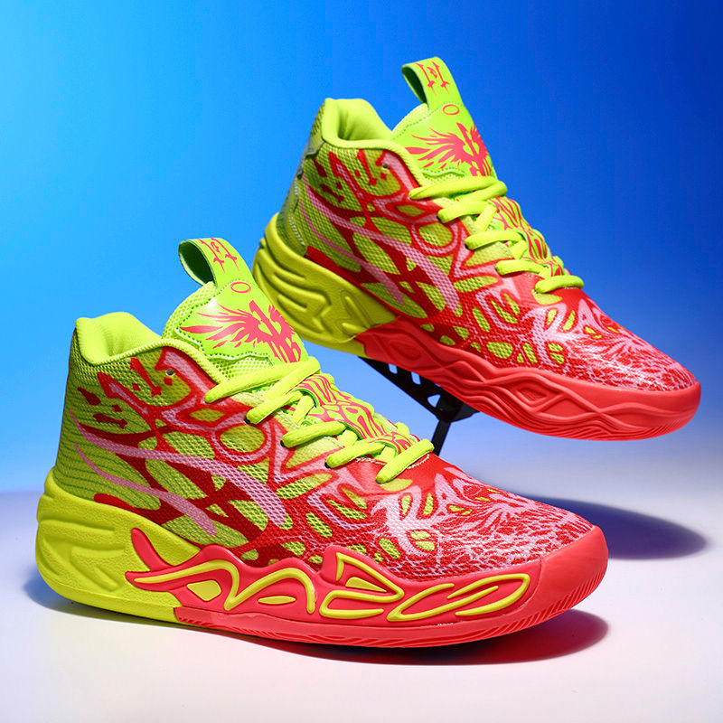 Basketball Shoes for Men Soft Lightweight Training Field Anti Slip Shock-Absorbi