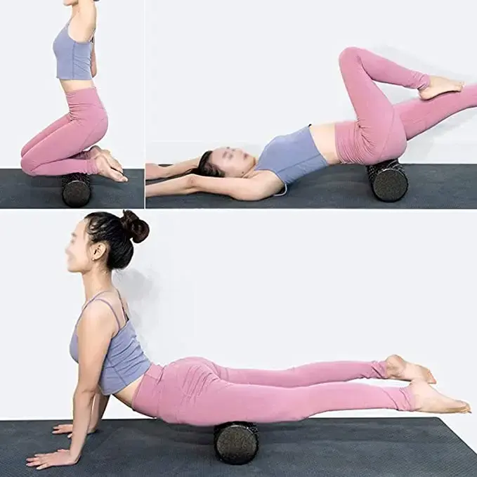Thumbnail: 42cm EPP Diamond Fitness Yoga Column Foam Roller Pilates Gym Exercise Back Leg A