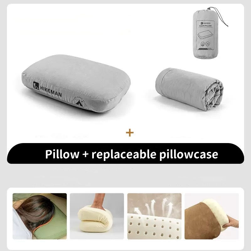 Miniaturbild: Outdoor Camping Pillow Memory Foam Travel Cervical Pillow Portable Lunch Break P