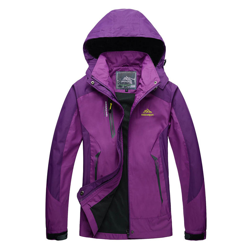 Thumbnail: TRVLWEGO Women's Waterproof Hiking Jacket Windproof Windbreaker Camping Hunting 