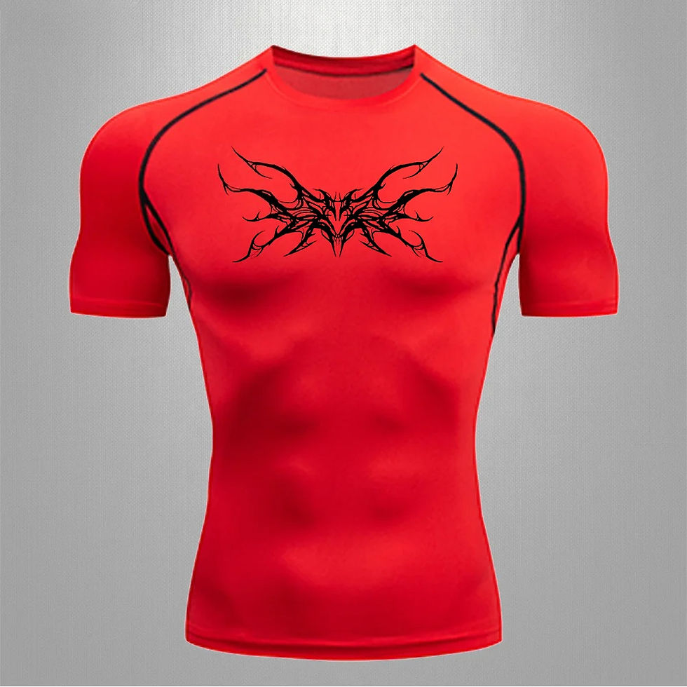 Thumbnail: Man Compression T shirt Gym Fitness Training Running Quick Drying Sports Shirt S