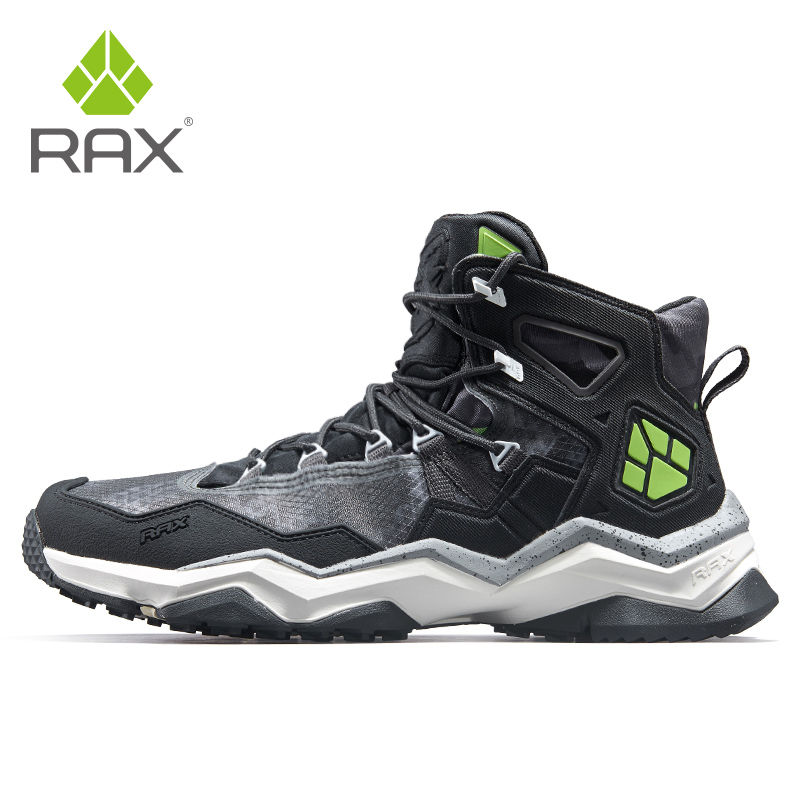 Thumbnail: RAX Men Hiking Shoes Mid-top Waterproof Outdoor Sneaker Men Leather Trekking Boo