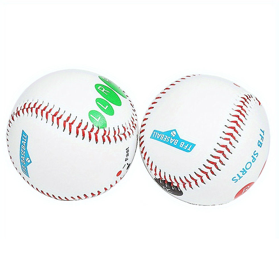 Thumbnail: 9 Inch Competition Training Baseball with Finger Placement Markers Outdoor Pract