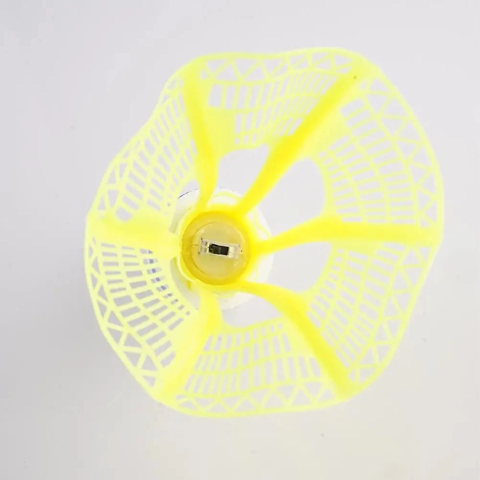 Miniaturbild: Glow-in-the-Dark LED Badminton Shuttlecocks (1/2/5 Packs): Windproof Design for 