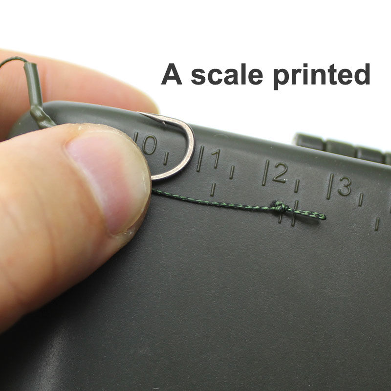 Thumbnail: Carp Fishing Hook Link Rig Wallet Tackle Box Zig Chod Stiff Hair Rig Storage Box