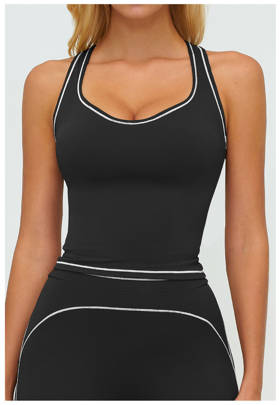 Thumbnail: Woman Yoga Tank Top Gym Clothes Removable Chest Pad Fitness Bra Workout Halter T