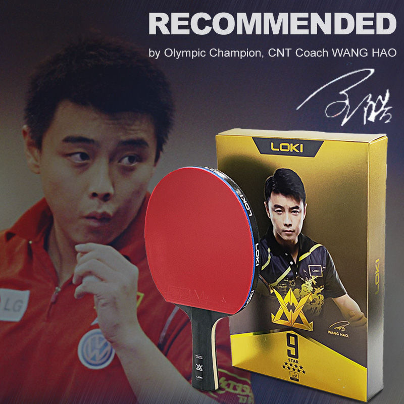 Miniaturbild: LOKI ARTHUR 9 Star Table Tennis Racket Carbon Offensive Lightweight Ping Pong Ra