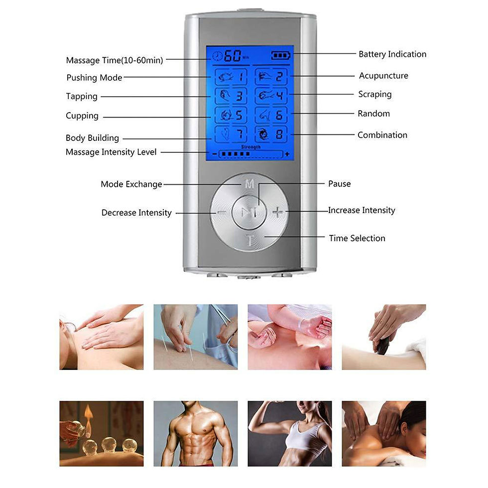 Thumbnail: Digital Therapy Unit 8 Modes Electric EMS Muscle Stimulator Tens  Machine Physio