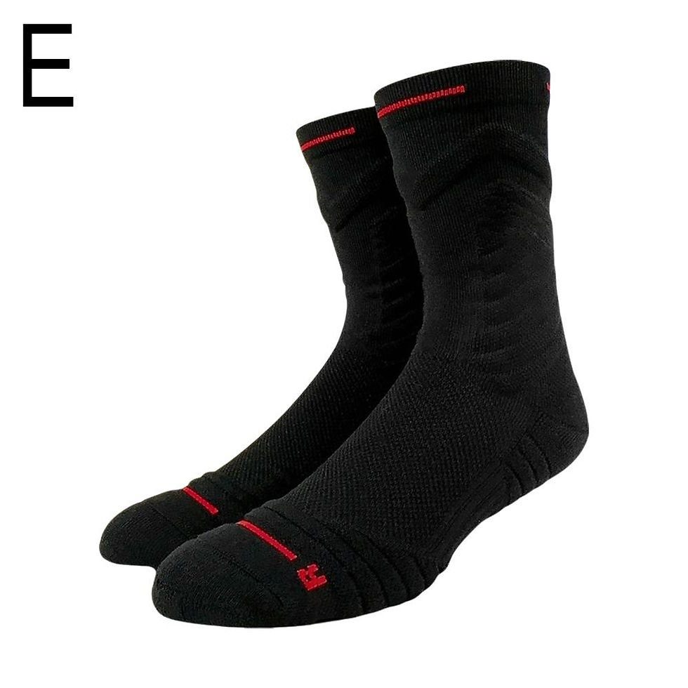 Thumbnail: Bullfight 2.0 Men's High-top Sports Towel Basketball Socks Bottom Practical Prof