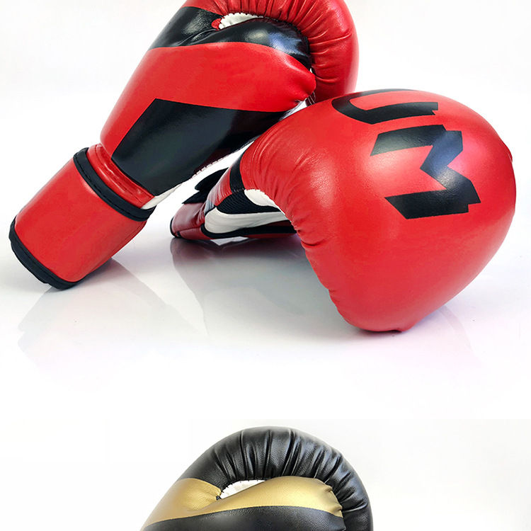 Thumbnail: Breathable PU Leather Boxing Gloves for Kids & Adults 12oz 14oz 16oz Professiona