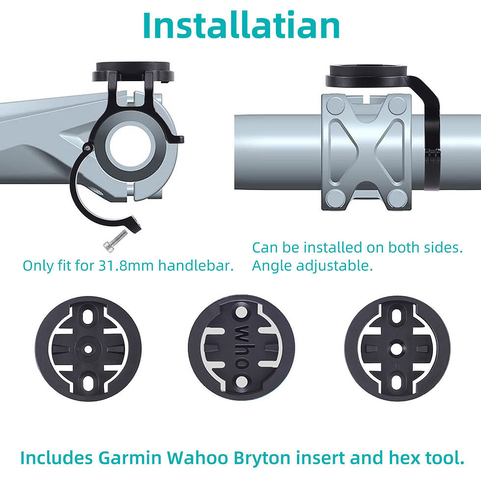 Thumbnail: Bike Handlebar Computer Holder Aluminum Alloy Speedometer Mount Bracket Lightwei
