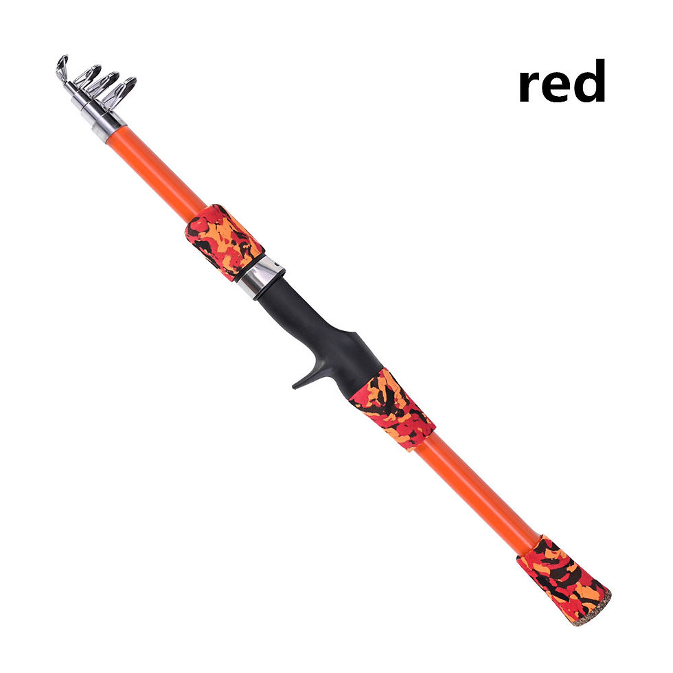 Miniaturbild: Portable telescopic camouflage children's fishing rod with rotating adjustment t
