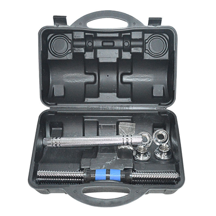 Thumbnail: 20KG Adjustable Weight Dumbells Fitness Dumbbell Electroplating Weight Bars Gym 