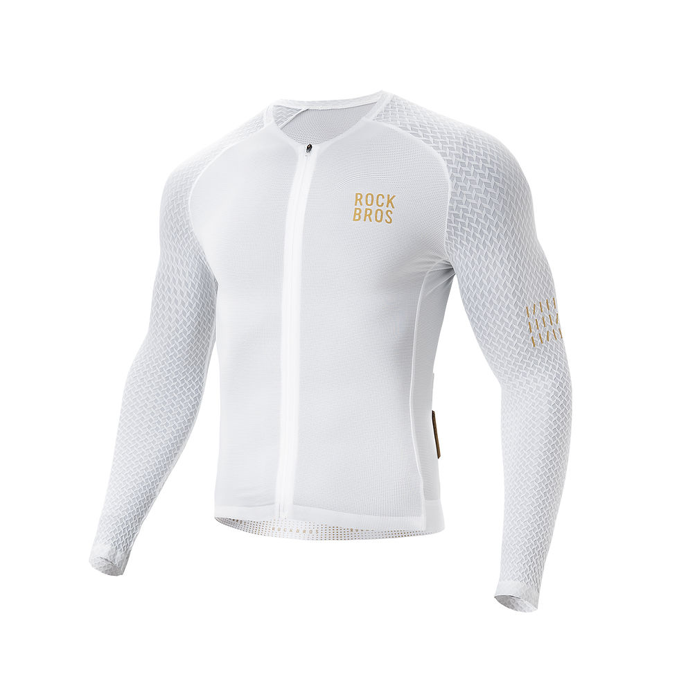 Thumbnail: ROCKBROS Summer Cycling Jersey Short Sleeve Shirt Lightweight Reflective High El