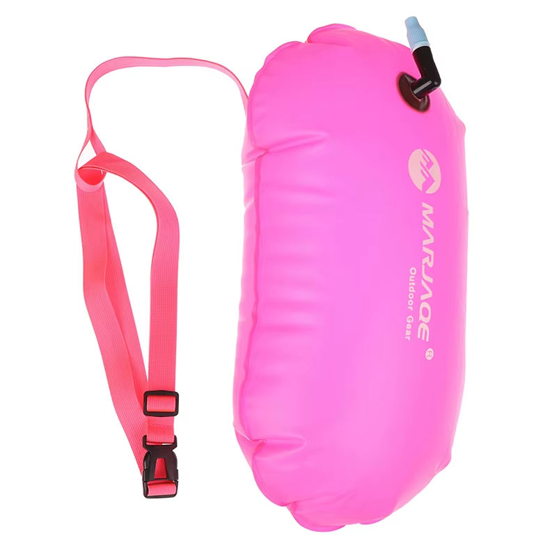 Thumbnail: Swimming pool Buoy Tow Floats Inflatable Life Saving Swim Buoy PVC Inflated Air 