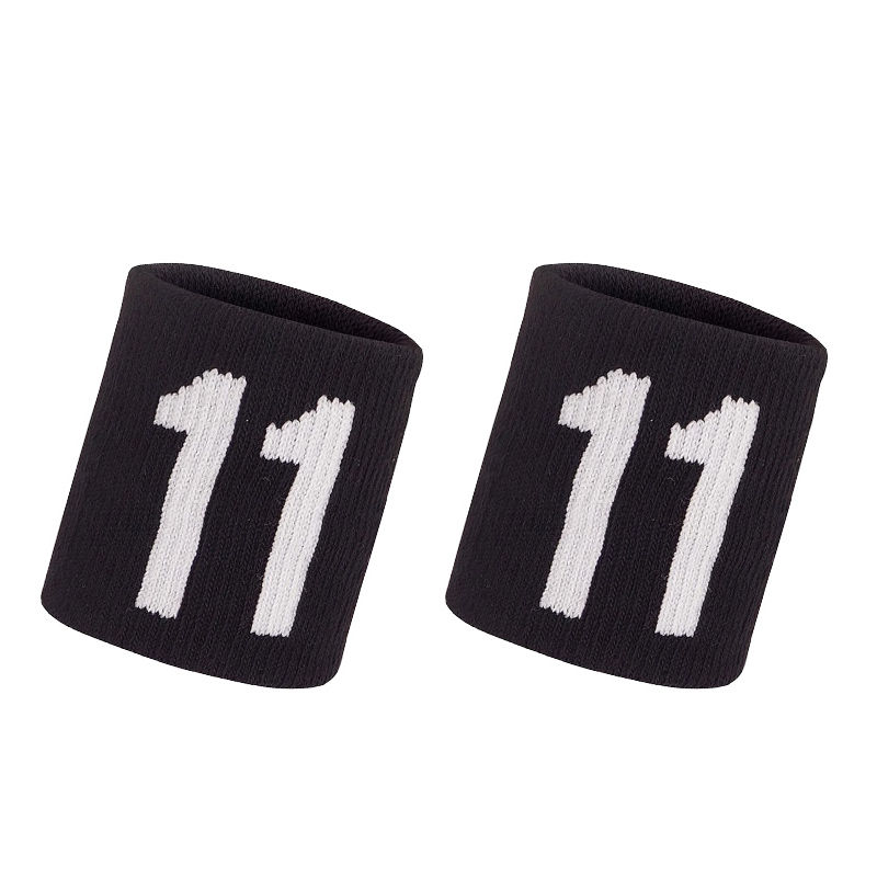 Thumbnail: 1 Pair Basketball Fitness Wristband Sport Sweatband Number 24 Sweat Wrist Suppor
