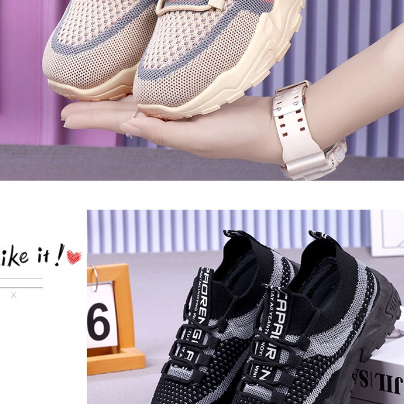 Thumbnail: Chunky Sneakers 2025 Women's Casual Shoes Spring And Autumn Air Mesh Breathable 