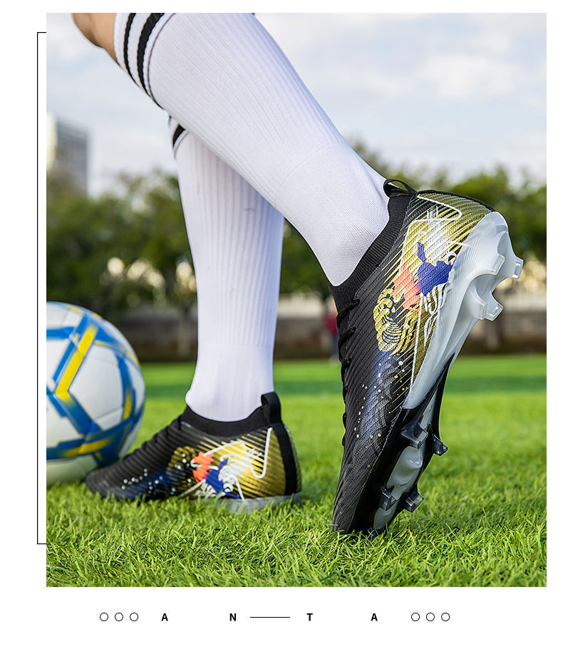 Thumbnail: New Men Football Boots Soccer Cleats FG Non-Slip Training Shoes Soccer Shoes Lon
