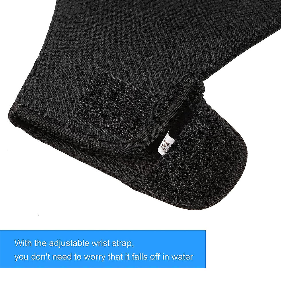 Thumbnail: 1Pair Aqua Gloves Webbed Paddle Swim Gloves Fitness Water Aerobics & Swimming Re