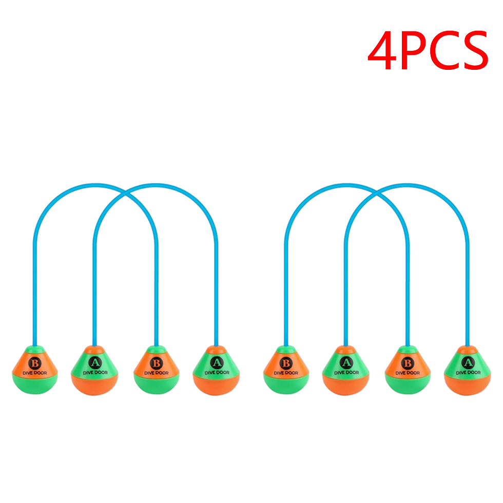 Thumbnail: 2pcs/set Swimming Game Aids Dive Door Funny Underwater Swimming  Reusable Diving