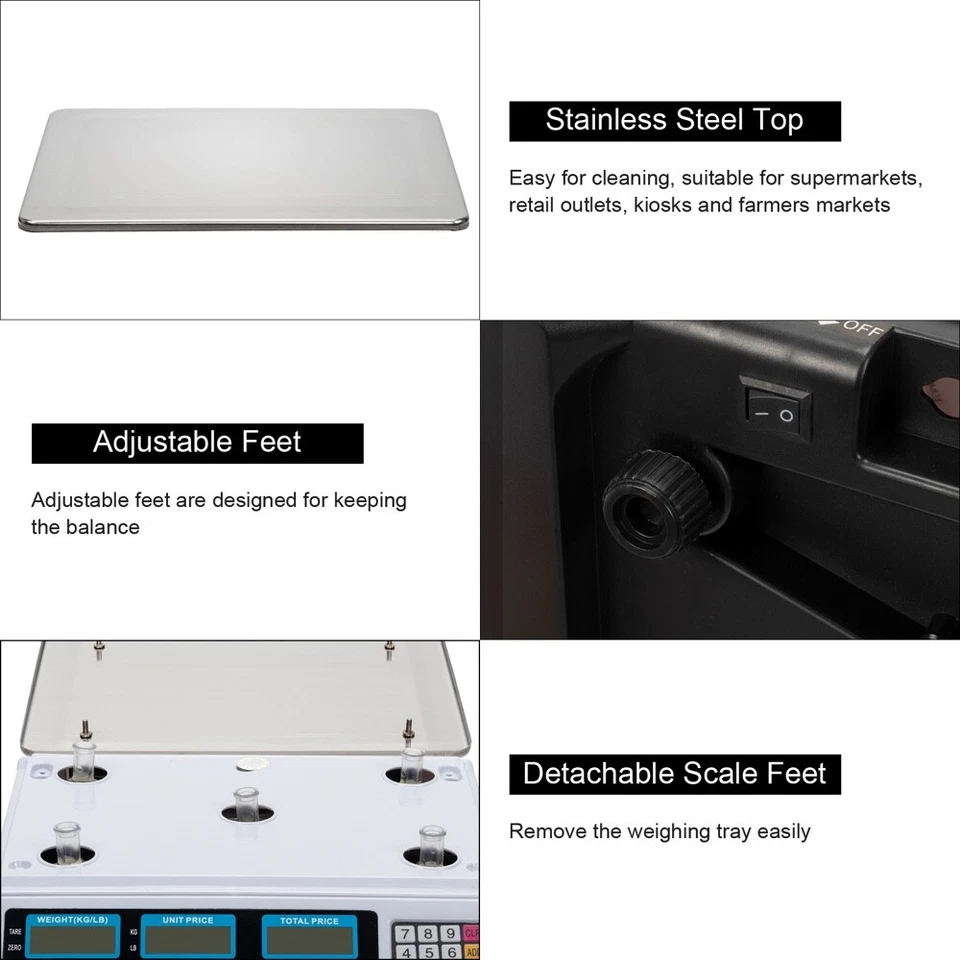 Thumbnail: 40kg Precision Digital Scale Electronic Balance Weight Scale Weight Accuracy Wei