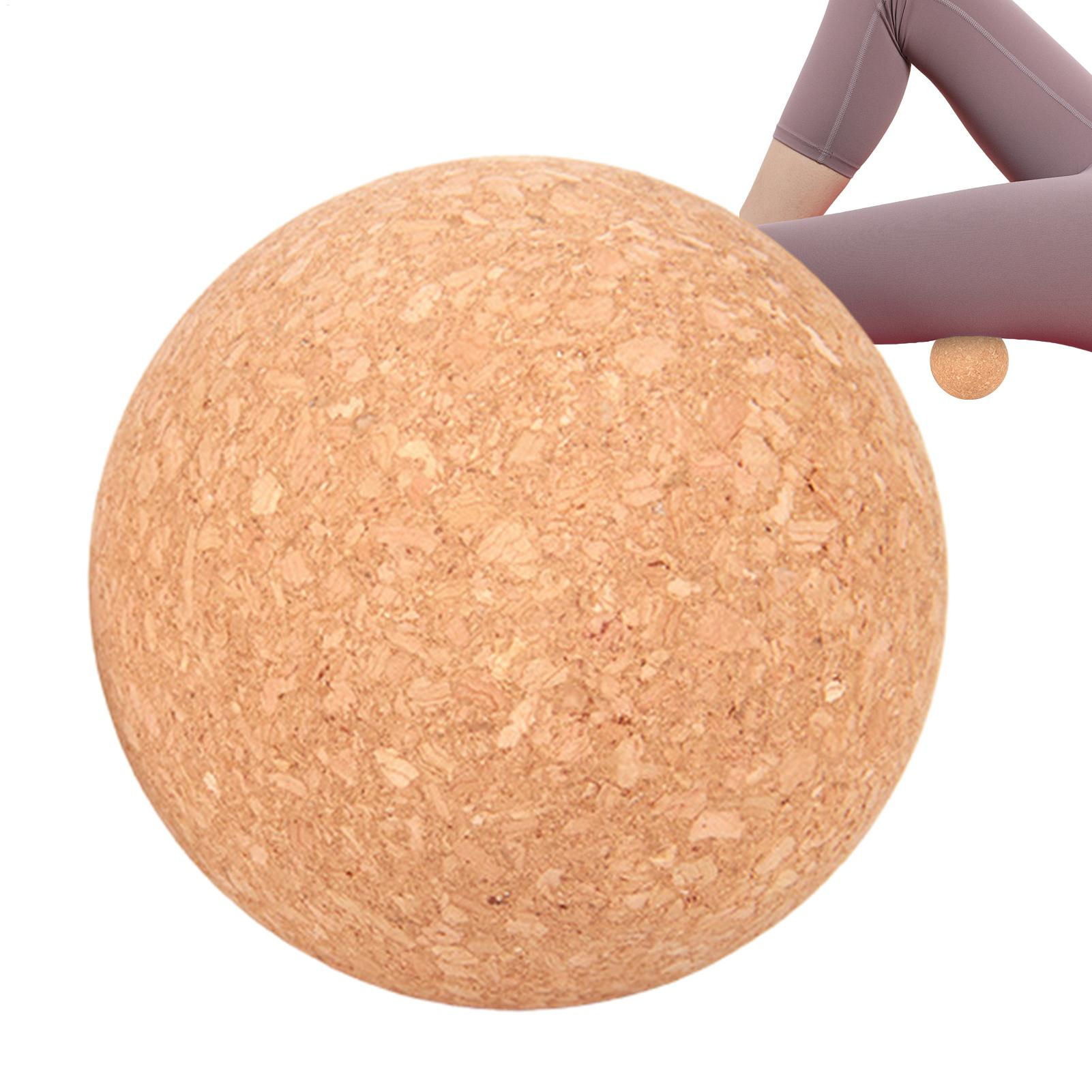 Cork Yoga Massage Ball Back Massage Foot Massager Yoga Ball Tension Release Ther