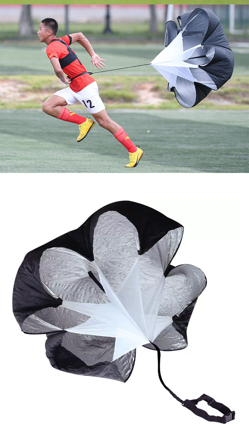 Thumbnail: Adjustable Speed Parachute Agility Training Umbrella Football Soccer Resistance 