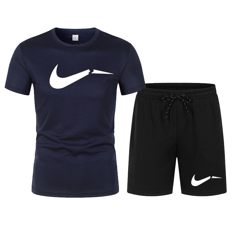 Thumbnail: 2026 men's summer T-shirt and shorts set, casual and fashionable short sleeved T