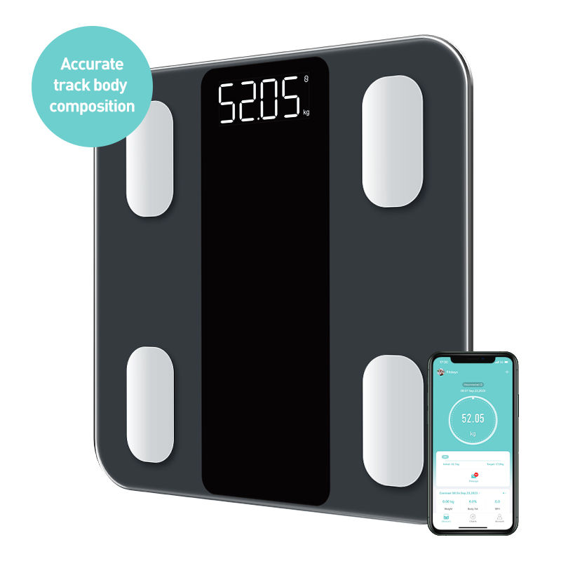 Body Fat Scale Weight Bathroom Smart Digital Bluetooth Scale with Smartphone App