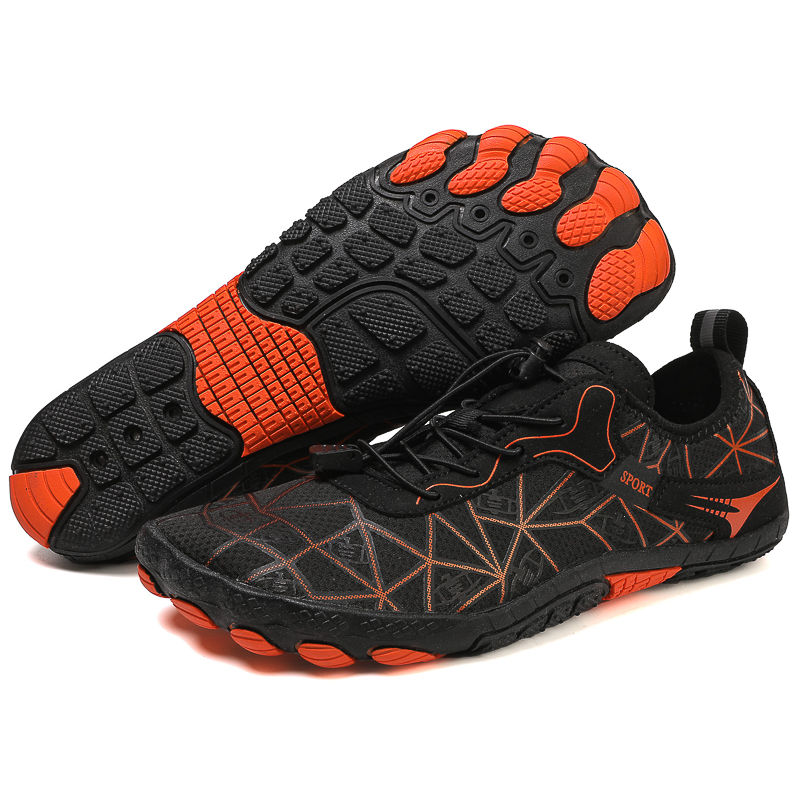 Thumbnail: New Barefoot Wading Shoes Men Women Mesh Quick-Drying Beach Shoes Outdoo