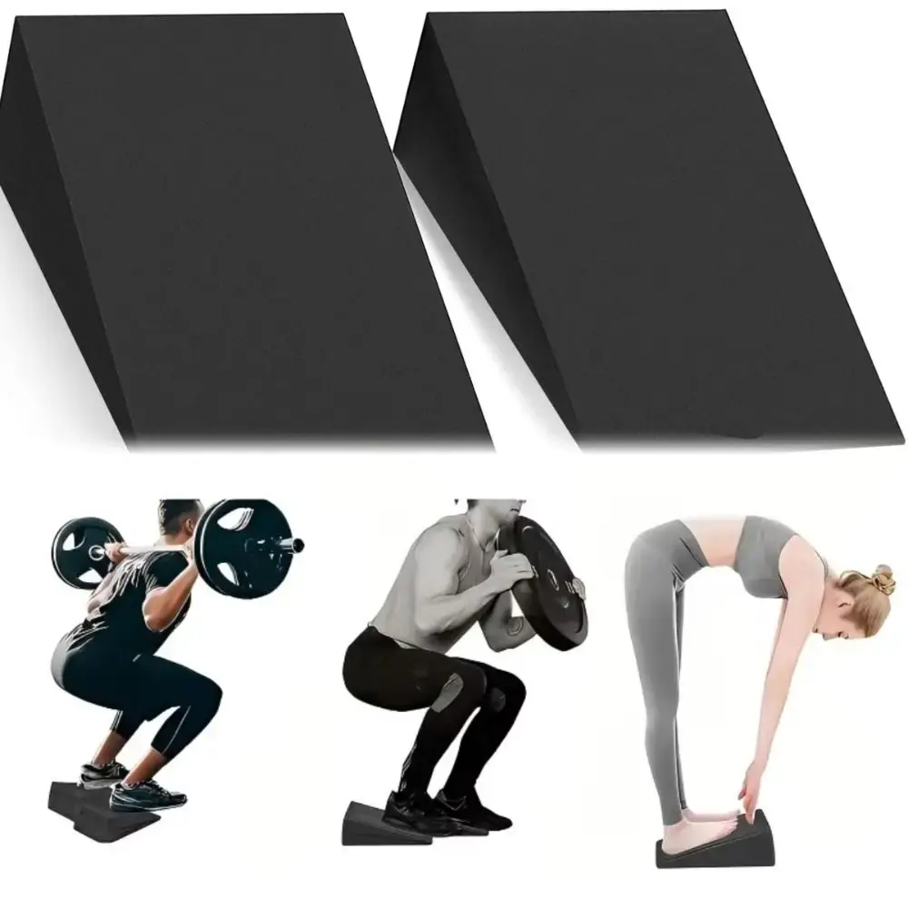 1 Pair Incline Design Yoga Squat Wedge Adjustable Leg Recovery Triangle Yoga Blo