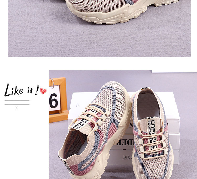 Thumbnail: Chunky Sneakers 2025 Women's Casual Shoes Spring And Autumn Air Mesh Breathable 