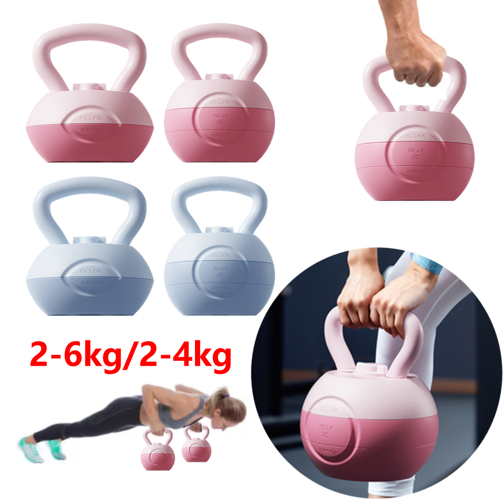 Portable Sports Water Injection Kettlebells Soft Silicone Kettle Bell For Fitnes