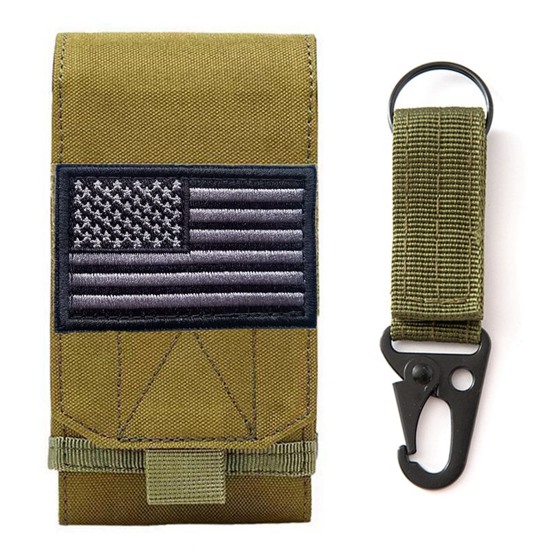 Miniaturbild: Double Molle Laser Cell Phone Pouch Tactical Belt EDC Pouch Holder Waist Accesso