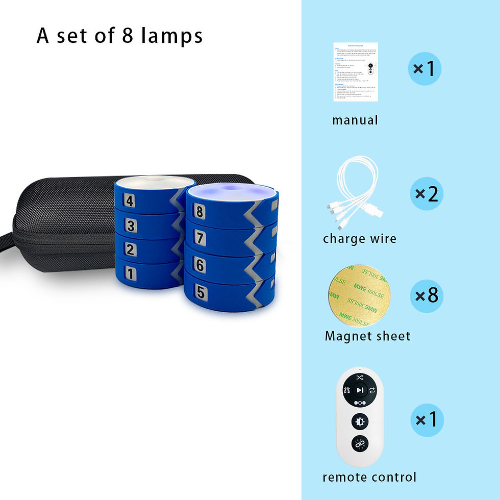 Thumbnail: Smart Agility Training Light for Kids - Ideal for Physical Fitness, Remote-Contr