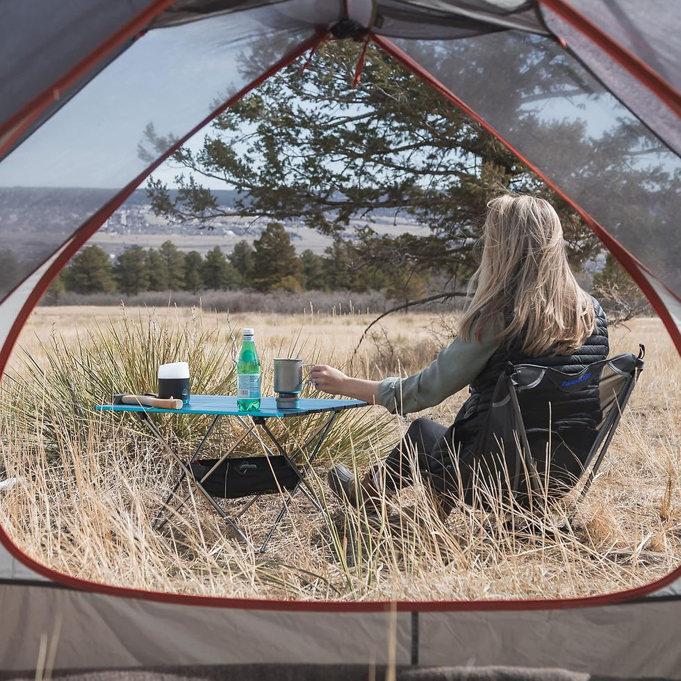 Miniaturbild: WESTTUNE Ultralight Outdoor Camping Chair 780g Lightweight Aluminum Alloy Beach 