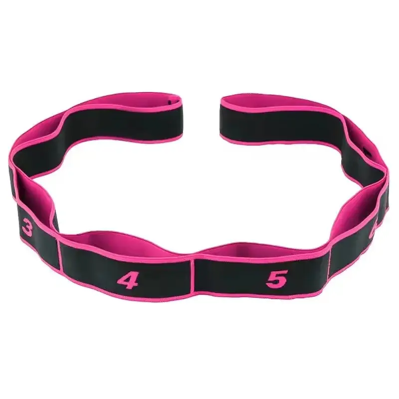 Miniaturbild: 8/10 Sections Dance Resistance Band Yoga Stretching Pilates Fitness Digital Elas