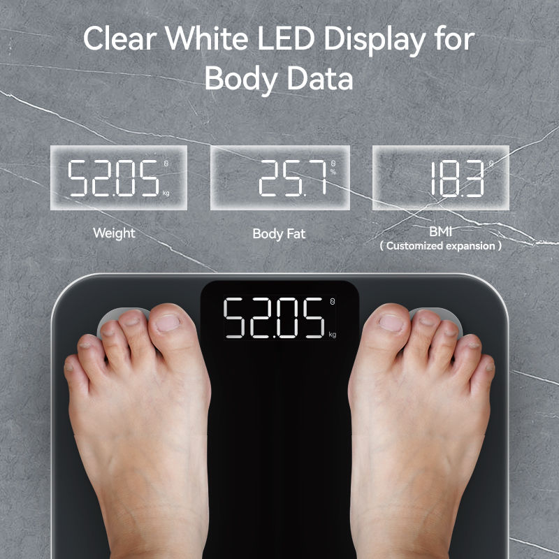 Thumbnail: Body Fat Scale Weight Bathroom Smart Digital Bluetooth Scale with Smartphone App