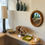 Thumbnail: Vintage Pencil Reed Rattan Mirror