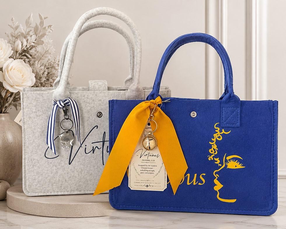 Thumbnail: Virtuous Felt Tote Bag